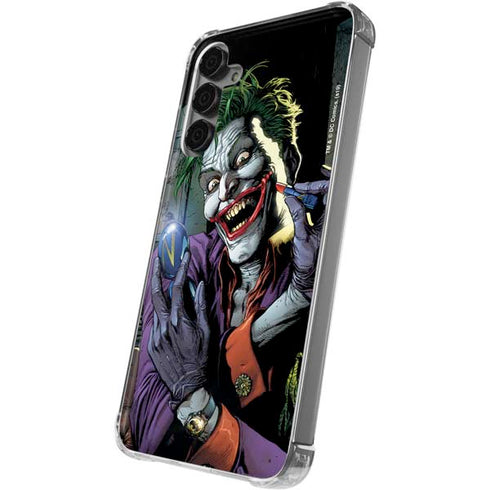 DC Comics The Joker Put on a Smile Galaxy S24 Plus Clear Case